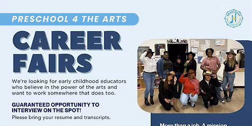 Early Educators Career Fair - Now Hiring!