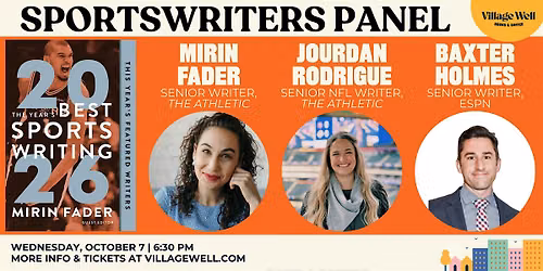 Sportswriters Panel: The Year's Best Sports Writing 2026