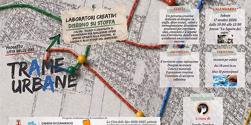 Trame Urbane- Laboratorio Creativo |  Disegno su Stoffa
