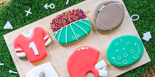 11:00 AM \u2013 Score in Sugar with this Football Sugar Cookie Decorating