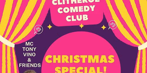 Clitheroe Comedy Club CHRISTMAS SPECIAL @The Old School Rooms,Fr