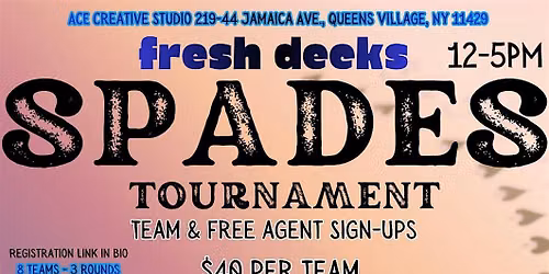 Fresh Decks Spades Tournament - Season 2: Fall Edition