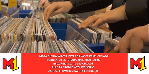 Mega Gie\u0142da Winyli, P\u0142yt CD i Kaset w M1 Czelad\u017a