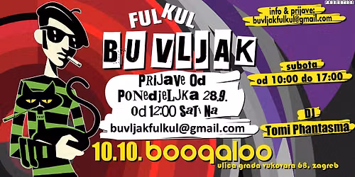 FUL KUL BUVLJAK - prijave od ponedjeljka 28.09. od 12:00