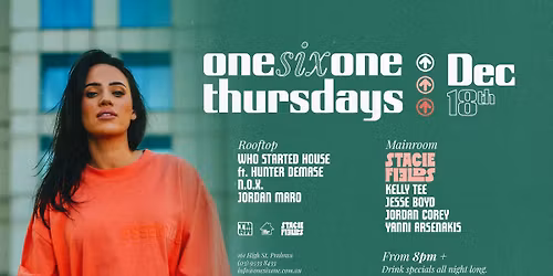 Stacie Fields + Who Started House Rooftop Party | onesixone Thursdays