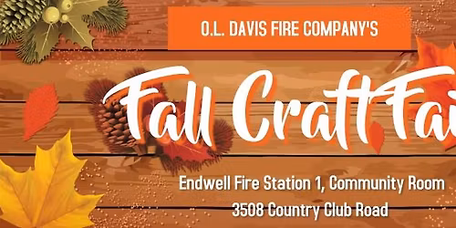 O.L. Davis Fire Company's Fall Craft Fair