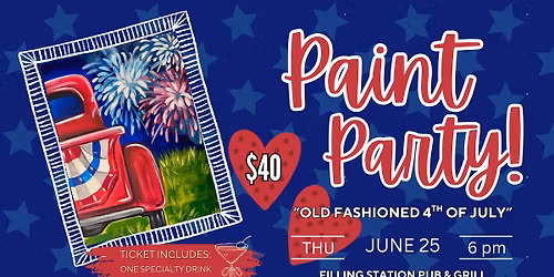 \u201dOLD FASHIONED 4TH OF JULY\u201d SIP & PAINT - ST. CHARLES