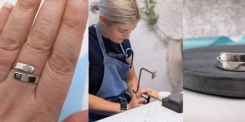 Make a Hammered Wrap Ring - Silversmithing Workshop