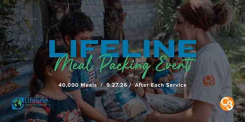 Lifeline Meal Packing Event