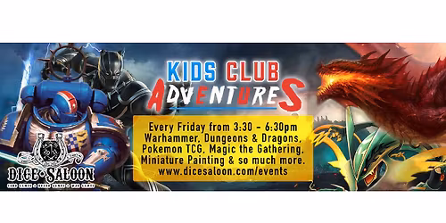 Kids Club Adventures ages 8-15