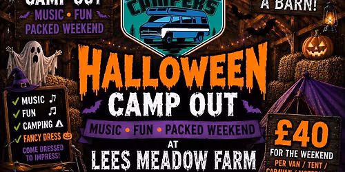 All Kinda Campers Halloween campout lee Meadow Farm Matlock Derbyshire 