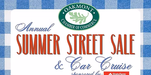 Annual Summer Street Sale & Car Cruise