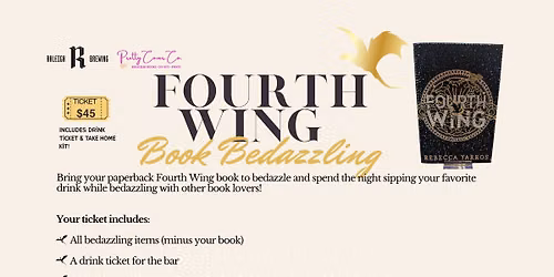 Fourth Wing Book Bedazzling Night!