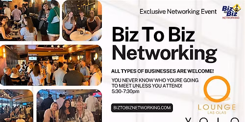 Biz To Biz Networking at YOLO O Lounge