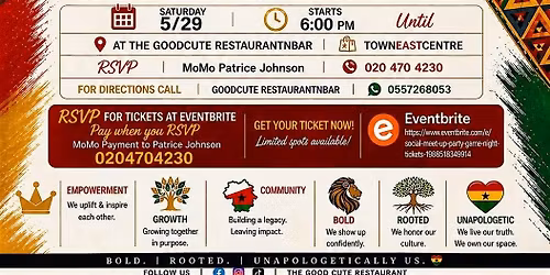 Social Meet Up: Party & Game Night