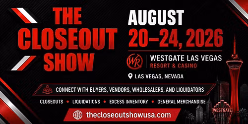 The Closeout Show ~ August 2026