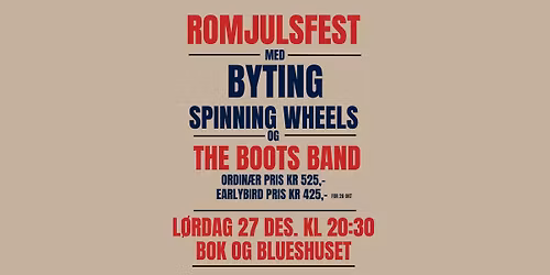 Romjulsfest p\u00e5 Bok og Blueshuset