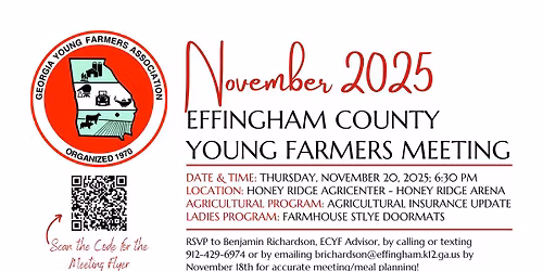 November 2025 Young Farmers Meeting