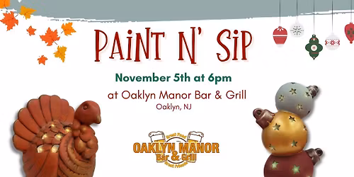 Paint N Sip at Oaklyn Manor - SOLD OUT!