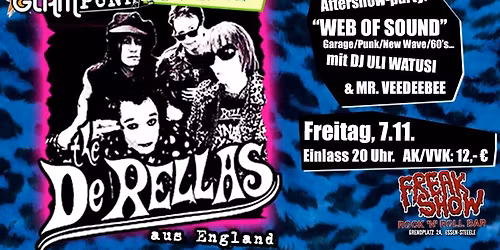 The DeRellas (UK) + WEB OF SOUND