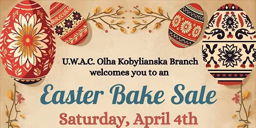 Easter Bake Sale - Holy Trinity Cathedral, Saskatoon 