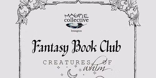 \u2728\ud83d\udcda Fantasy Book Club Night \ud83d\udcda\u2728