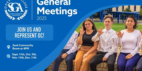 OC SGA General Meetings