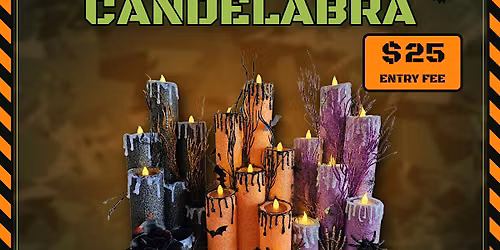 Operation: Halloween \u2014 DIY Spooky Foam Candelabra Workshop