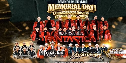 BANDA LA FANTASTICA, CONJUNTO AZABACHE & MAS