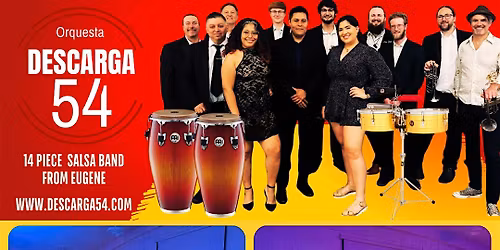 Live Salsa! Orquesta Descarga 54 @ The Vets Club Ballroom