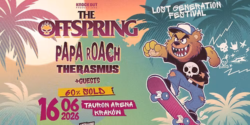 Lost Generation: The Offspring + Papa Roach, The Rasmus i go\u015bcie \/ 16 VI 2026 \/ Krak\u00f3w