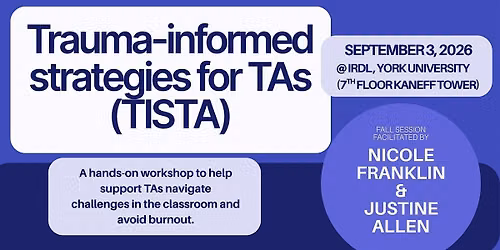 Trauma-Informed Teaching Strategies for Teaching Assistants (TISTA)