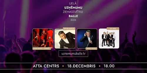 Liel\u0101 uz\u0146\u0113mumu Ziemassv\u0113tku balle 2026