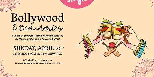 Bollywood & Boundaries Night Featuring DJ Harry Live in Dubai