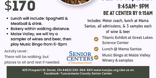 Great Lakes Science Center- Titanic Exhibit