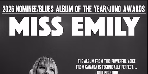 MISS EMILY - AN EVENING OF SOLO ACOUSTIC BLUES