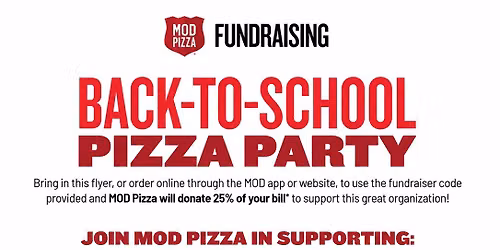 Tiffany Park MOD Pizza Fundraiser