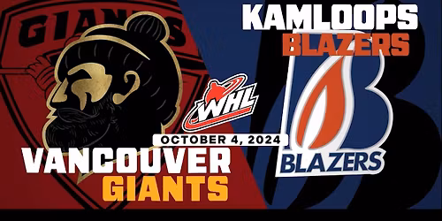 Vancouver Giants at Kamloops Blazers