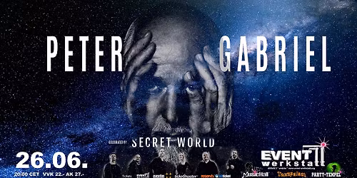 PETER GABRIEL celebrated by Secret World