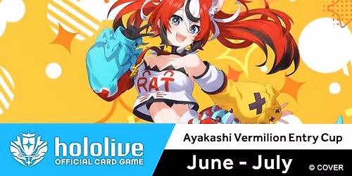 hololive TCG hBP06 Ayakashi Vermilion Entry Cup