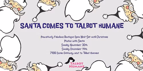 Photos with Santa at Talbot Humane 