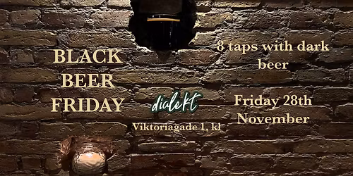 Black Beer Friday - No offers, only great beer!