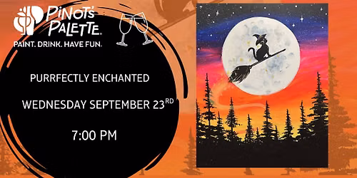 Purrfectly Enchanted  - Paint and Sip 
