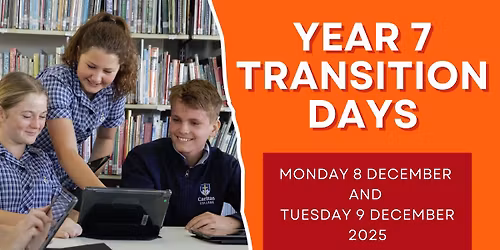 Year 7 Transition Days