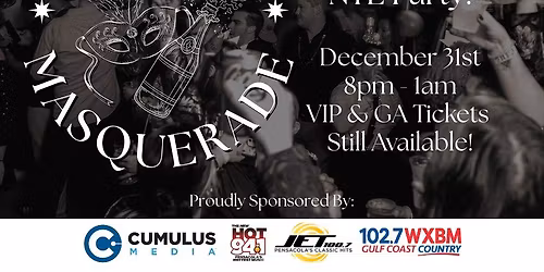 Midnight Masquerade NYE Celebration!