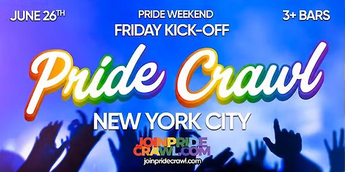 New York City Pride Bar Crawl Party 2026 | Friday, June 26th