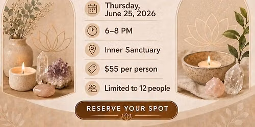 Group Reiki Session at Inner Sanctuary