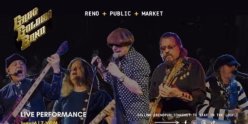Greg Golden Band LIVE at Reno Public Market