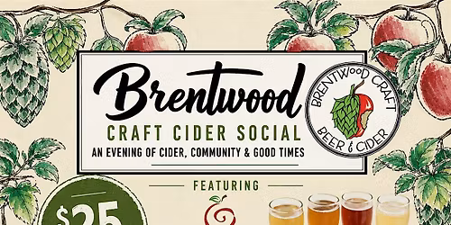 Brentwood Craft Cider Social Featuring Tieton Ciders