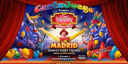 CantaJuego - Madrid - El Payaso Tallar\u00edn Su Gran Circo